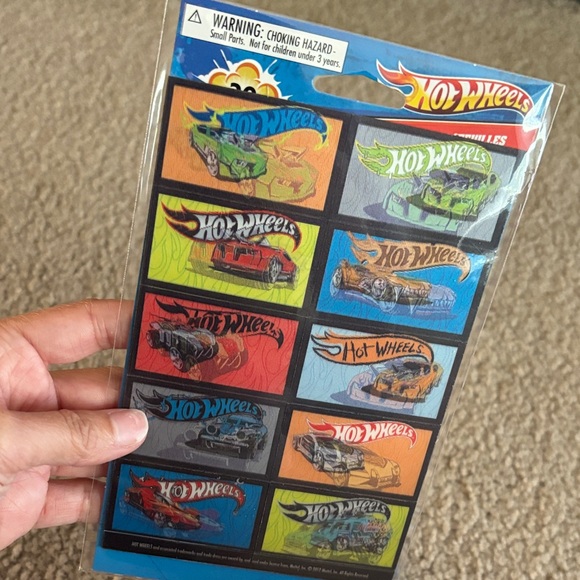 Hot Wheels Sticker Sheets - Colorful Cars - Picture 2 of 6